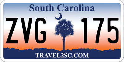 SC license plate ZVG175