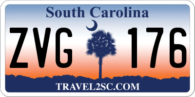 SC license plate ZVG176
