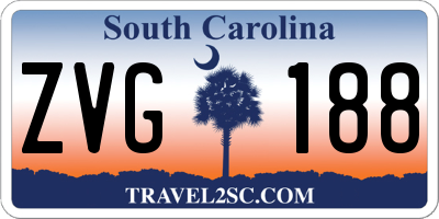 SC license plate ZVG188
