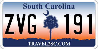 SC license plate ZVG191