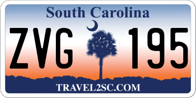 SC license plate ZVG195