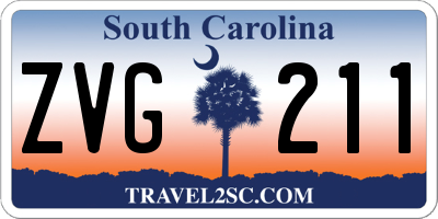 SC license plate ZVG211