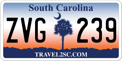 SC license plate ZVG239