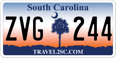 SC license plate ZVG244