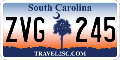 SC license plate ZVG245