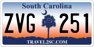 SC license plate ZVG251