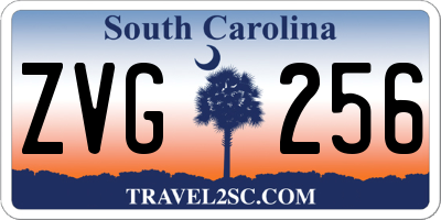 SC license plate ZVG256