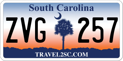 SC license plate ZVG257