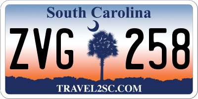 SC license plate ZVG258