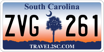 SC license plate ZVG261