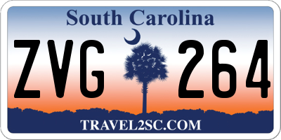 SC license plate ZVG264