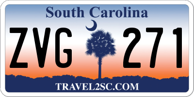 SC license plate ZVG271