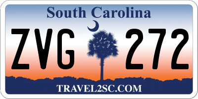 SC license plate ZVG272