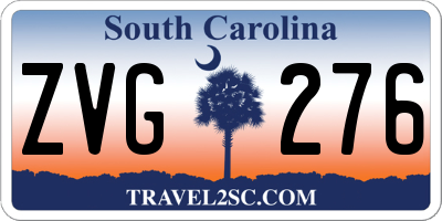 SC license plate ZVG276