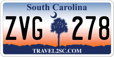 SC license plate ZVG278