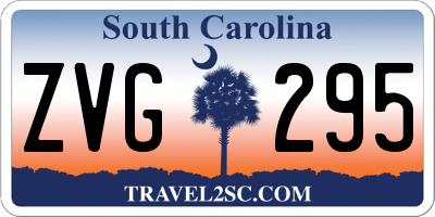 SC license plate ZVG295