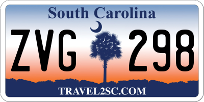 SC license plate ZVG298
