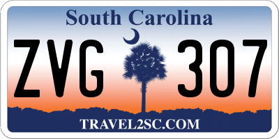 SC license plate ZVG307