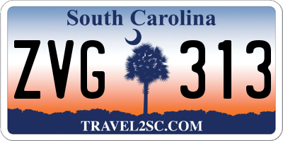 SC license plate ZVG313