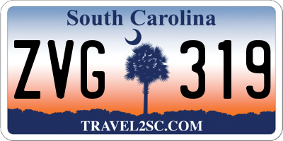 SC license plate ZVG319