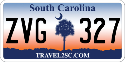 SC license plate ZVG327
