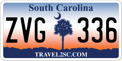SC license plate ZVG336