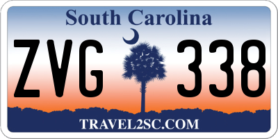 SC license plate ZVG338