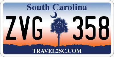 SC license plate ZVG358