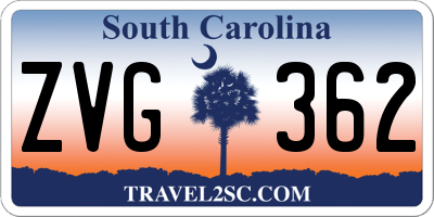 SC license plate ZVG362