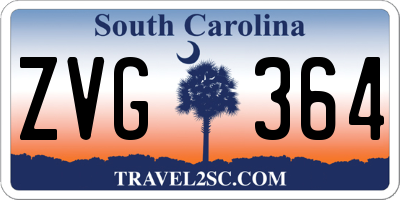 SC license plate ZVG364