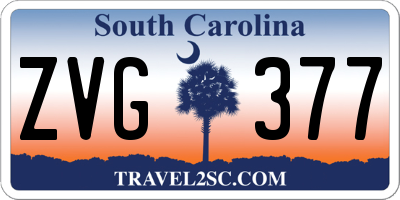 SC license plate ZVG377