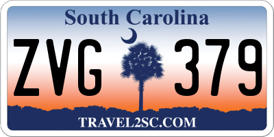 SC license plate ZVG379