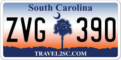 SC license plate ZVG390