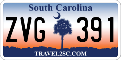 SC license plate ZVG391