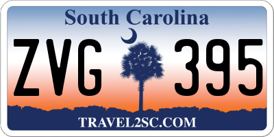 SC license plate ZVG395