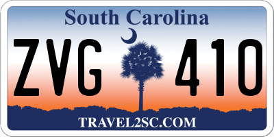 SC license plate ZVG410