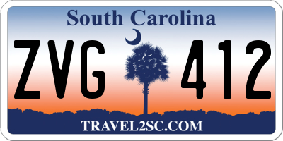 SC license plate ZVG412