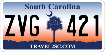 SC license plate ZVG421