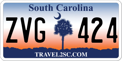 SC license plate ZVG424