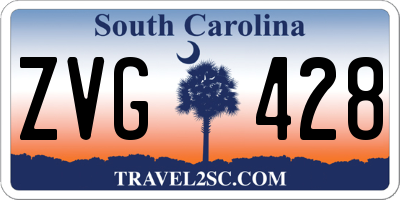 SC license plate ZVG428
