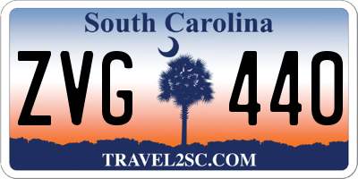 SC license plate ZVG440
