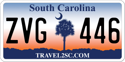 SC license plate ZVG446