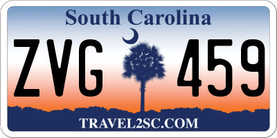 SC license plate ZVG459