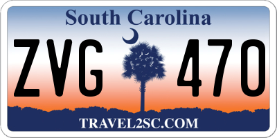SC license plate ZVG470