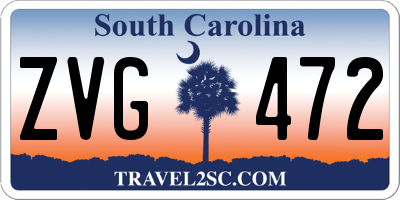 SC license plate ZVG472