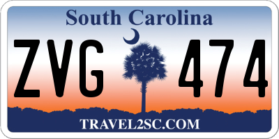 SC license plate ZVG474