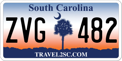 SC license plate ZVG482