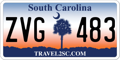 SC license plate ZVG483