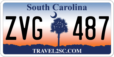 SC license plate ZVG487