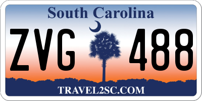 SC license plate ZVG488